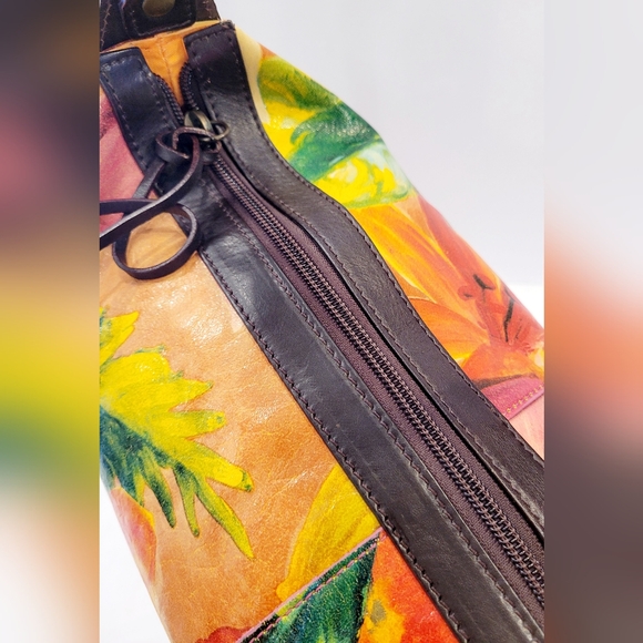 Maurizio Taiuti Vintage Floral Hobo Bag - Picture 6 of 8